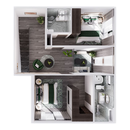 Mat bang tang 2 can ho Duuplex Imperia Ocean City The Parkland mat-bang-tang-2-can-ho-duplex-imperia-ocean-city-the-parkland